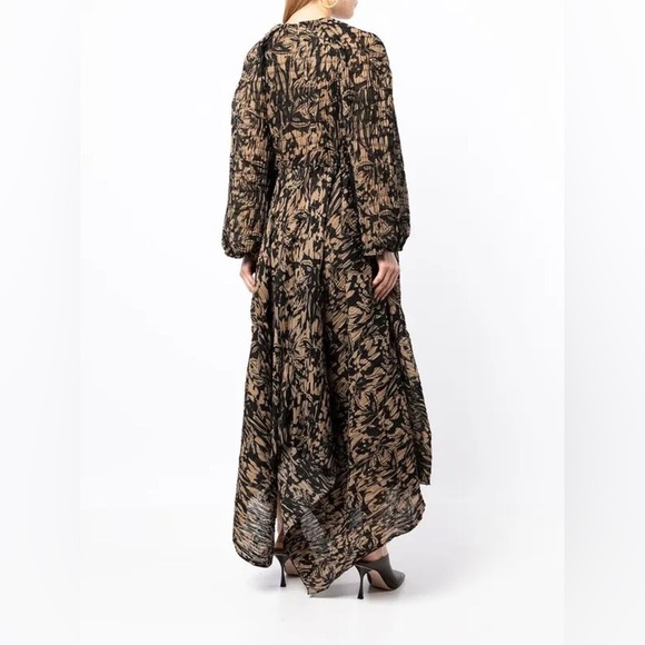 JONATHAN SIMKHAI -Tiff Multimedia Chiffon Dress - Picture 3 of 8